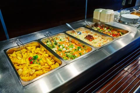 Self service restaurant Stock Photos