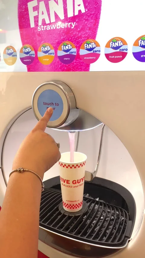 Self Service Soda Machine Stock Footage 239246890