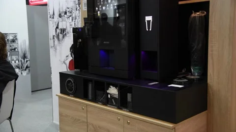 Self-service vending cafe Stock Footage 237464426