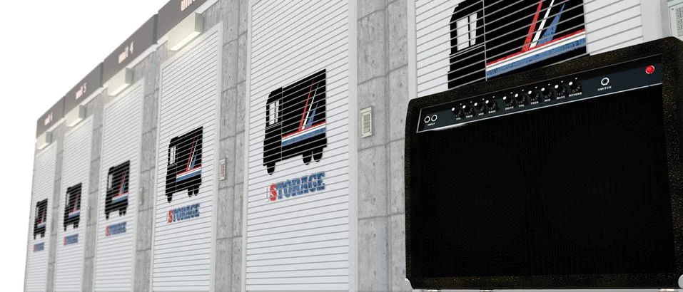 Self storage Stock Illustration