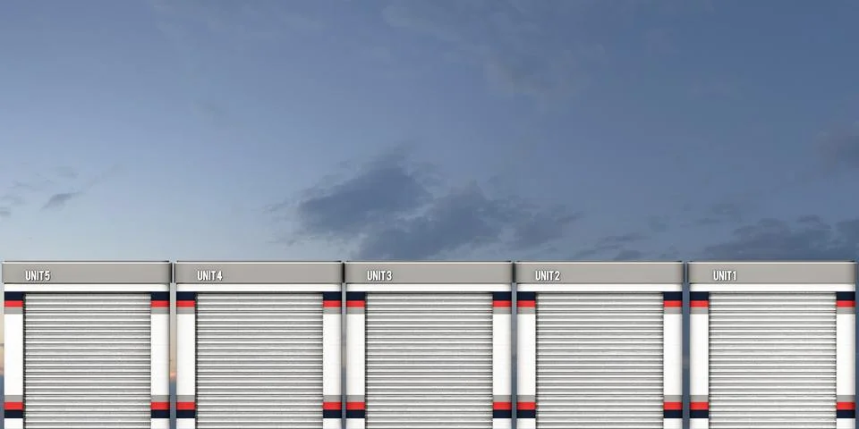 Self storage Stock Illustration