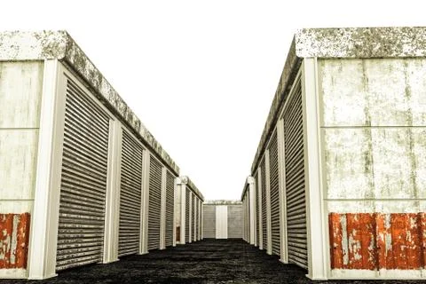 Self storage Stock Illustration