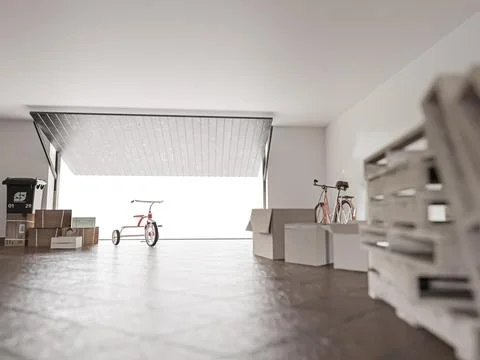 Self storage Stock Illustration