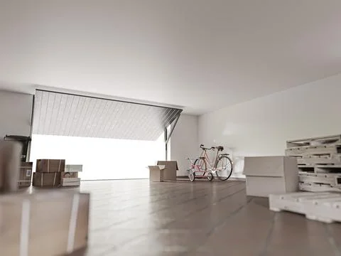 Self storage Stock Illustration