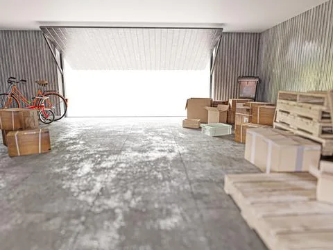 Self storage Stock Illustration