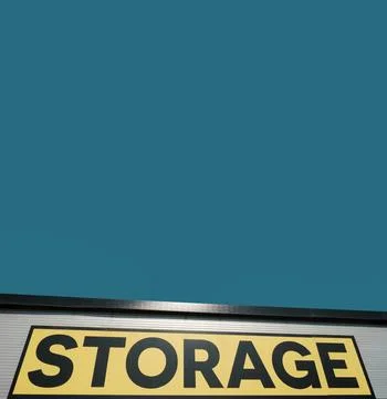Self-Storage Sign Stock-Fotos