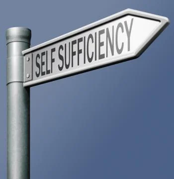 Self sufficiency Illustrazione stock