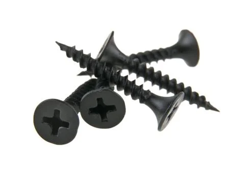 Self-tapping isolated on white background Stock Photos