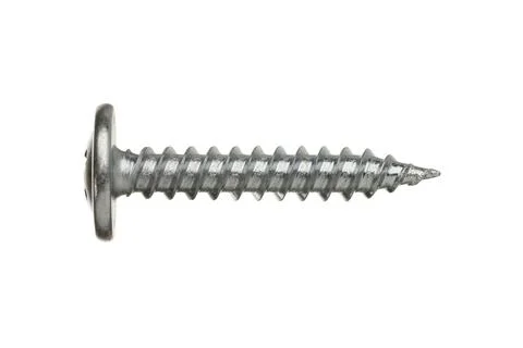Self-tapping screw isolated on white background Stock Photos