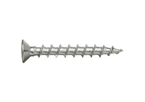 Self-tapping screw isolated on white background Stock Photos