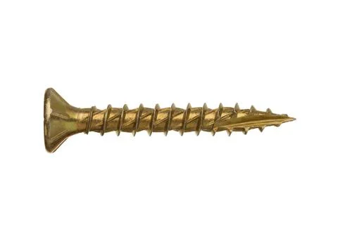 Self-tapping screw isolated on white background Stock Photos
