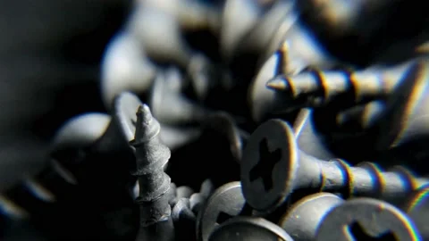 Self-tapping screws 스톡 동영상 177505696