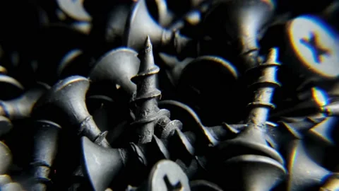 Self-tapping screws 스톡 동영상 177505706