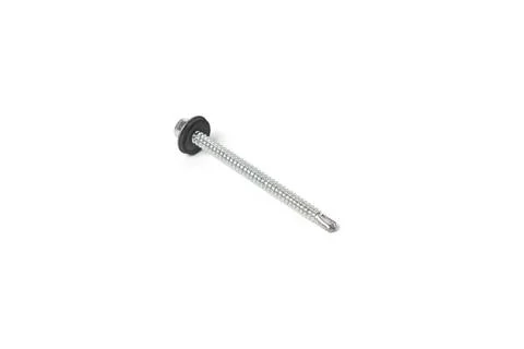 Self-tapping screws isolated on a white background. Stock-Fotos