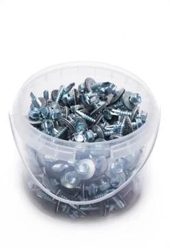 Self-tapping screws 스톡 사진