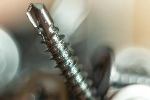 Self-tapping screws 写真素材