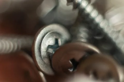 Self-tapping screws 写真素材