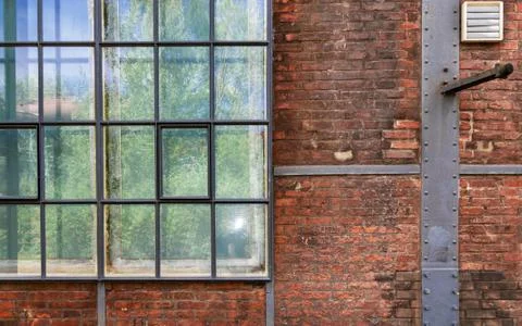 Selfi on an reflecting window Stock Photos