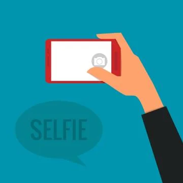 Selfie Stock Illustration
