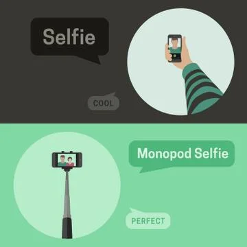 Selfie Stock Illustration