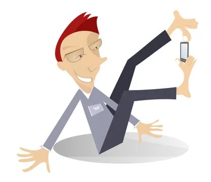 Selfie Illustrazione stock