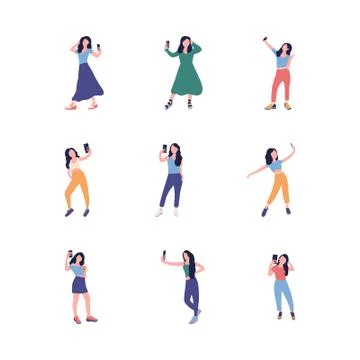 Selfie Stock Illustration