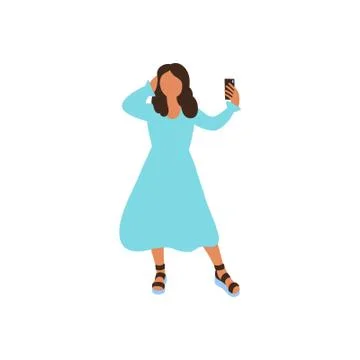 Selfie Stock Illustration