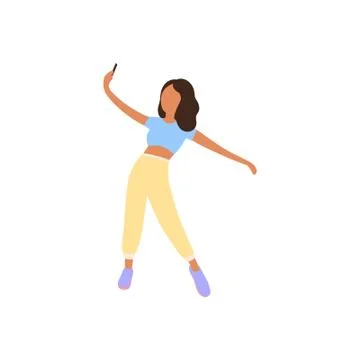 Selfie Stock Illustration