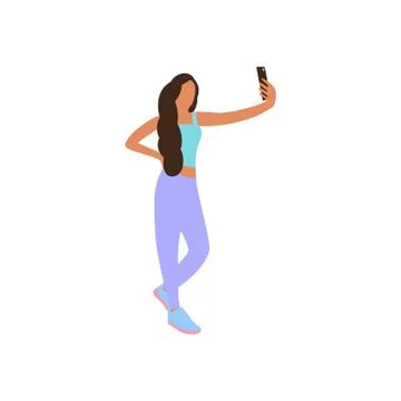 Selfie Stock Illustration