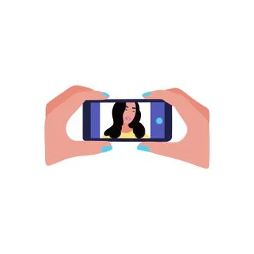 Selfie Stock Illustration