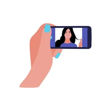 Selfie Stock Illustration