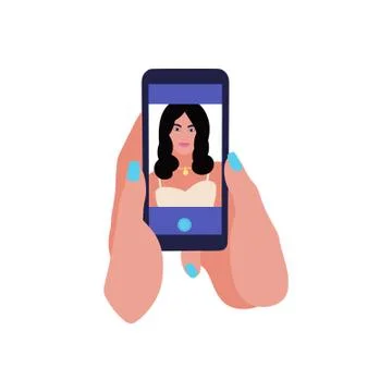Selfie Stock Illustration