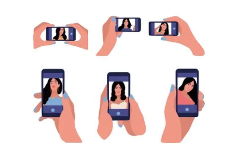 Selfie Stock Illustration