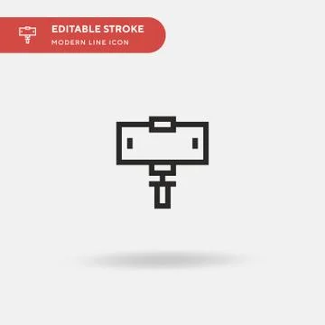 Selfie Simple vector icon. Illustration symbol design template for web mobile Stock Illustration