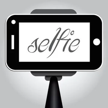 Selfie stick Stock Illustration