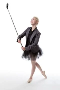 Selfie stick Stock Photos