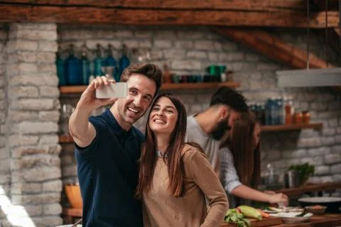 Selfies with bae Stock Photos