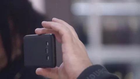 Selfies on iPhone Stock Footage 69287490