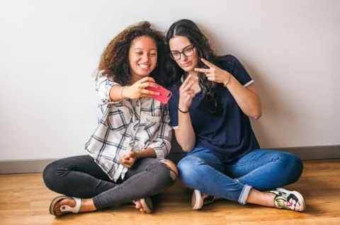 Selfies in Studio Session Stock Photos