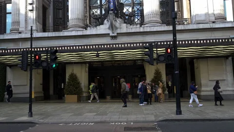 Selfridges Department Store. Stock Footage 166232276