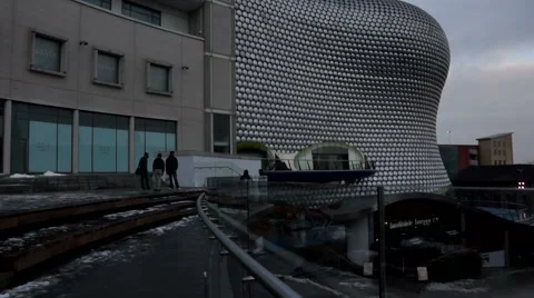 Selfridges side In Birmingham, Uk Stock Footage 49866360