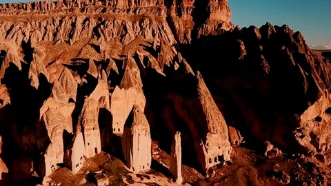 Selime cathedral from turkey Stock Footage 107633099
