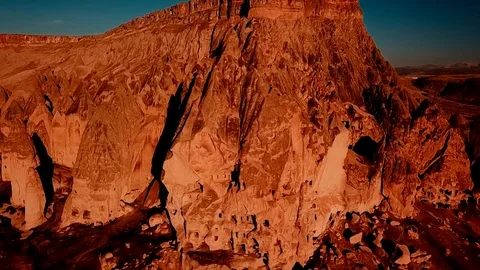 Selime cathedral from turkey Stock Footage 107633679