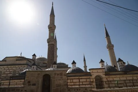 Selimiye mosque minarets Stock Photos