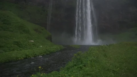 Seljalandfoss Stockbeeldmateriaal 144366144