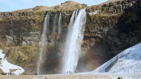 Seljalandsfoss in Iceland Stock Footage 171781755