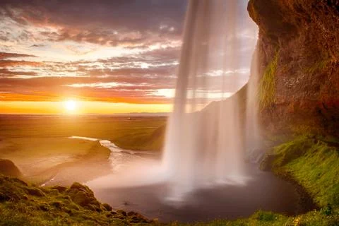 Seljalandsfoss Foto stock