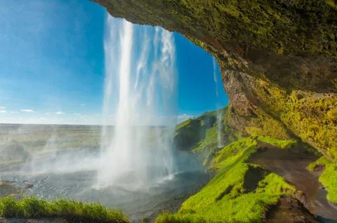 Seljalandsfoss Foto stock