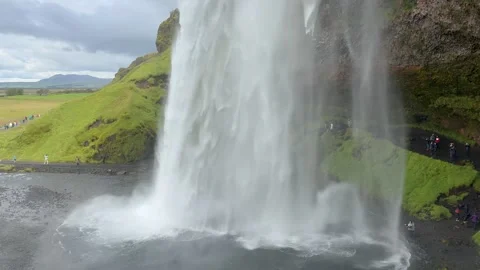 Seljalandsfoss Waterfall 2 Stock Footage 328227173
