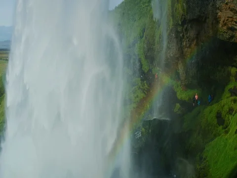 Seljalandsfoss Waterfall Stock Footage 80433588